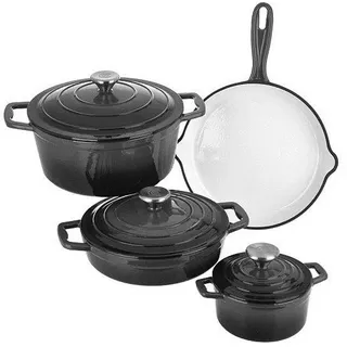 CS Kochsysteme Xanten Topf-Set 4-tlg. Fleischtopf Ø 16 cm + Fleischtopf Ø 26 cm + Bratentopf Ø 24 cm + Pfanne Ø 28 cm