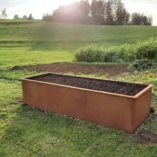 Edelrost Hochbeet Bausatz Terradix Hochbeet Bausatz Terradix - 100x100 cm