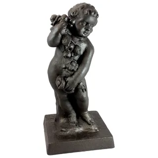 Emsco Group 92304 Leichte Amor-Gartenstatue, 61 cm, Schwarz