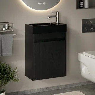 Toilettenmöbel Elen - 40cm - Schwarze Eiche
