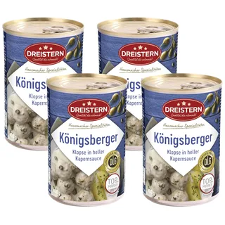 DREISTERN 4 Königsberger Klopse, 400 gramm (Packung mit 4)