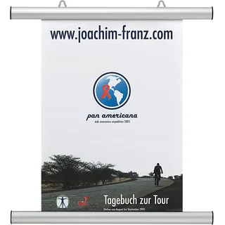 Franken Klemmschiene, Posterschiene, Aluminium, 600 mm lang, BS1003