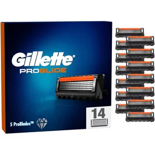 Gillette ProGlide Rasierklingen für Rasierer, 14 Ersatzklingen für Nassrasierer Herren mit 5-fach Klinge