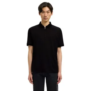 Selected Fave Kurzarm-poloshirt - Black - M