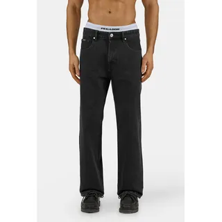 PEGADOR Loose-fit-Jeans "Baltra Baggy Jeans" Baumwolle, loose fit, washed schwarz