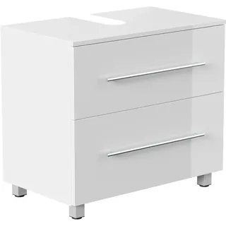 Posseik Unterbau auf Standfüßen Mondial Universal 70 cm Weiß Hochglanz