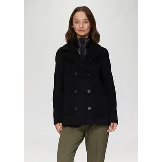 s.Oliver Funktionsjacke Outdoor-Jacke Caban im Materialmix mit herausnehmbarem Einsatz schwarz XXXL (46)