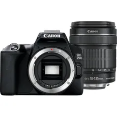 Canon EOS 250D + EF-S IS STM SLR-Kamera-Set 24,1 MP CMOS Pixel, Kamera, Schwarz