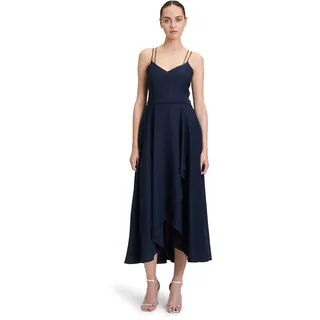 Vera Mont Abendkleid mit Volant Blau 38