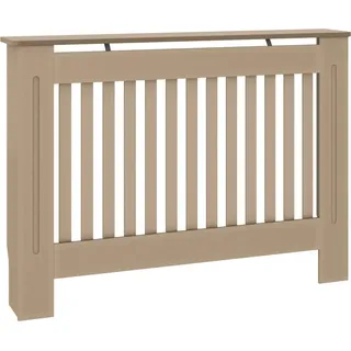 vidaXL Heizkörperverkleidung 112x19x81,5 cm Holzwerkstoff - Braun