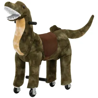 My Baby Lou Schaukeltier , Grün , Metall, Kunststoff, Textil , 27x85x76 cm , unisex , EN 71 , Fußstützen, Haltegriffe , Spielzeug, Schaukeltiere