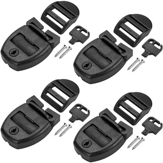 Nicear 4er-Set Whirlpool-Abdeckungsklammern, Whirlpool-Abdeckungs-Reparaturset, Verriegelungsklammerschlösser mit Schlüsseln und Hardware für Spas