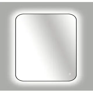LED-Lichtspiegel Cordia TENDER LINE BACKLIGHT 80x60 cm schwarz