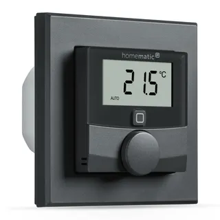 Homematic IP Wandthermostat mit Schaltausgang Anthrazit