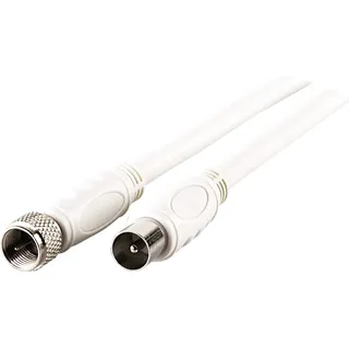 Schwaiger KVCKHQ183 F-Stecker > IEC Stecker 300 cm Weiß