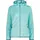 Woman Jacket Fix Hood Aqua 42
