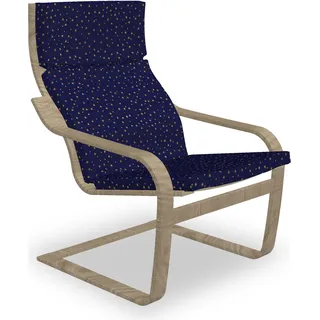 ABAKUHAUS Poäng Sessel Polster 40 x 40 cm Dunkelblau