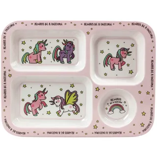 Lesser & Pavey LP42495A Little Stars Einhorn-Tablett, Rosa und Weiß