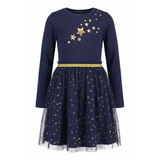Blue Seven Jerseykleid "Tüllkleid Christmas", 5900, nachtblau