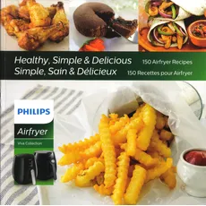 Philips Kitchen Appliances Philips Airfryer Kochbuch mit 150 gesunden, einfachen und leckeren Rezepten, für Seestern-Modelle, HD9935/00, Einheitsgröße