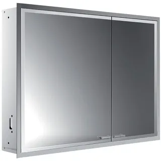 emco prestige 2 Lichtspiegelschrank, Unterputzmodell, 915mm, breite Tür links, 989707105, Ausführung: ohne light system
