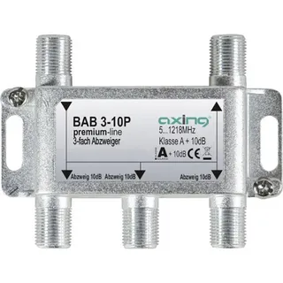 Axing BAB 3-10P Kabel-TV Abzweiger 10 dB, Verteiler und Abzweiger), Antennenkabel