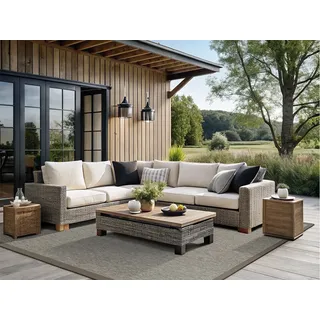 DEKOWE Naturino RipsS2 Spezial Teppichboden 150 x 180 cm Grau