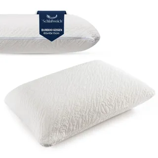 Schlafweich Orthopädisches Kopfkissen Memory Foam – Ergonomisches Kissen gegen Nackenschmerzen, Hypoallergen & Waschbar, Ideal für Ganzkörperunterstützung (60x40x15)