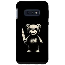 Hülle für Galaxy S10e Teddybär hält ein Messer - gruseliges Halloween-Kostüm