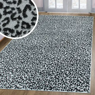 OTTO home "Fynna, Leoparden-Muster, Animal Print, modern", rechteckig 9 mm Höhe Leo, besonders weicher Flor, Wohnzimmer, Schlafzimmer, Esszimmer,