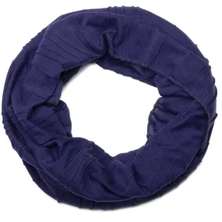 Loop STYLEBREAKER "Loop mit Falten Muster", Damen, lila, Obermaterial: 50% Viskose CV. 50% Polyester PES., Modisch, Modetücher Loop