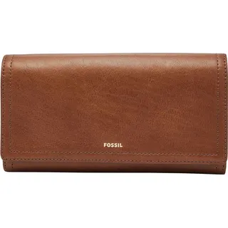 Fossil Logan Flap Clutch braun - Braun