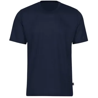 TRIGEMA T-Shirt TRIGEMA "TRIGEMA T-Shirt aus 100% Baumwolle", Herren, Gr. 3XL, blau (navy), 100% Baumwolle, Basic, Shirts T-Shirt