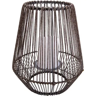 NÄVE Solarleuchte Kunststoff/Metall 32 x 27 x 27 cm 1 x braun