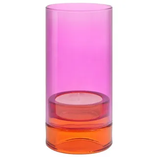 REMEMBER "Lys" Pink - 19 cm hoch - modernes Design Windlicht