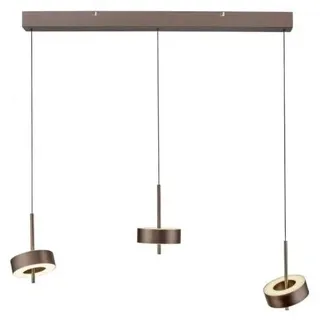 PAUL NEUHAUS Hängeleuchte Q-ROTATE, 3-armig, dunkelbraun, höhenverstellbar, ZigBee, 2700-5000K, PN 2248-34 - Bronze
