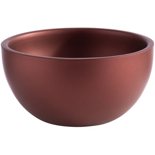 APS Schale -LEVANTE- Ø 17 cm, H: 8,5 cm Edelstahl, Farbe: copper red 0,9 Liter doppelwandig