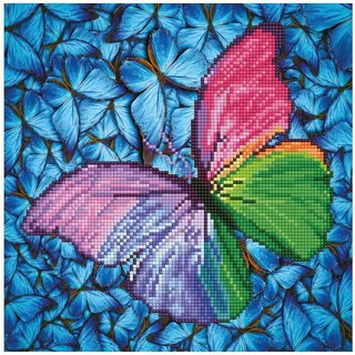 Diamond Dotz Kreativset Diamond Painting Schmetterling mehrfarbig