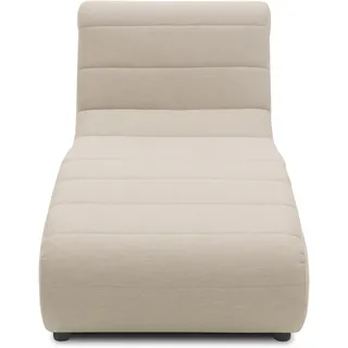 DOMO. collection Outdoor Sofa Borkum, XXL Gatenliege wetterfest, Gartenmöbel, Liege, Sofa Gartensofa, Polsterliege, 73 x 169 x 85 cm (BxTxH), Taupe