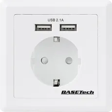 Bild von 1425527 Unterputz-Steckdose mit USB IP20 Weiß