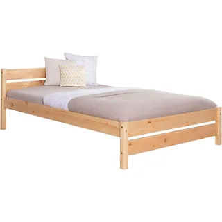 TICAA Kinderbett Bora 140 x 200 cm Kiefer massiv lackiert beige