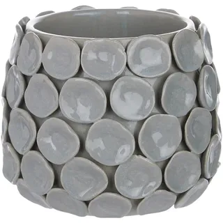 Butlers Blumentopf Sky , Grau , Keramik , 14 cm , Dekoration, Blumen & Blumentöpfe, Übertöpfe
