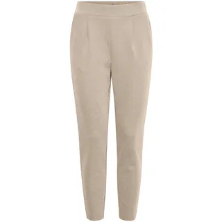 ICHI IHKATE Pique PA Damen Sweathose Sweatpants Relaxhose mit Stretch Enger Schnitt, Größe:M, Farbe:Doeskin (151308)