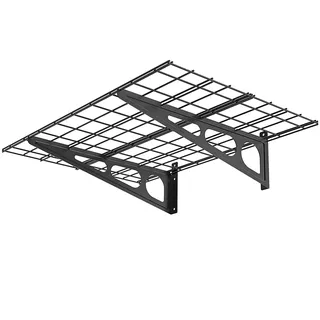 Ergosolid PG24B – Wandregal aus Stahl bis 90kg, Schwarz