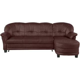 Home Affaire Eckcouch Mikrofaser 2-Sitzer Braun