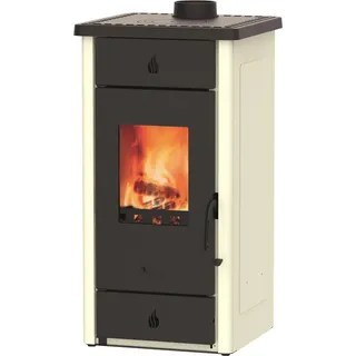 Wamsler Luke Kaminofen Stahl Weiß-Glänzend 8 kW