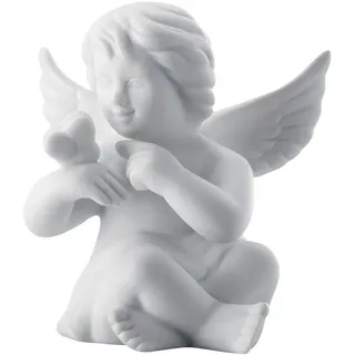 Rosenthal Engel mit Schmetterling Figur, 6,5 x 5 x H 5 cm, Porzellan Weiss-matt, inkl. Geschenkbox