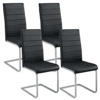 Juskys Schwingstuhl Vegas 4er Set