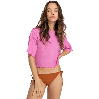 Billabong Beautiful Morning - Lockeres Crop Top für Frauen Rosa