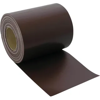 Sichtschutzstreifen Zaunblende PVC 19 cm mahagonibraun
